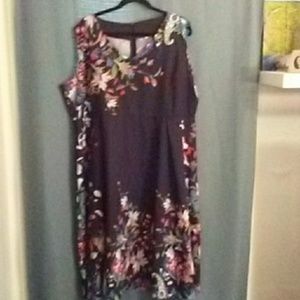 Fit and flare floral dress